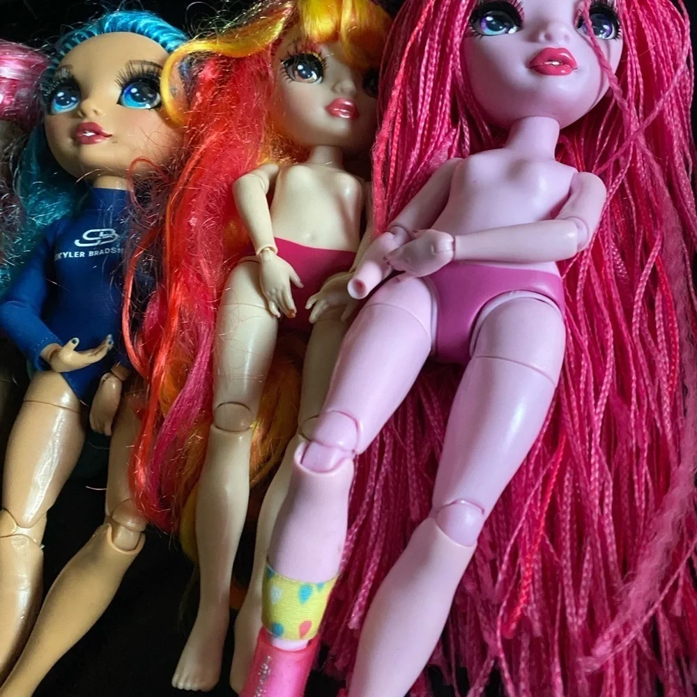 5 Rainbow High Colorful Fashion Dolls Pinkie James Amaya Holly Daria Violet